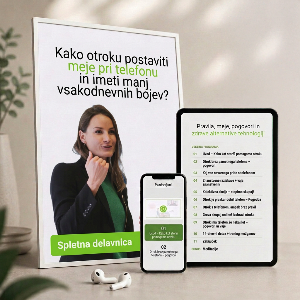 Kako otroku postaviti meje pri telefonu in imeti manj vsakodnevnih bojev